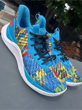 Under Armour Curry Flow 10 "Sour Patch Kids" sneakers size 17